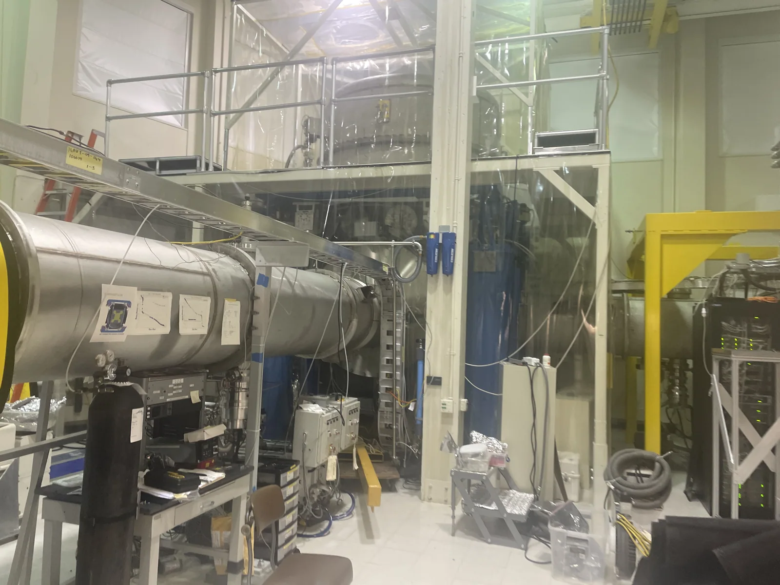 Machinery at the LIGO facility